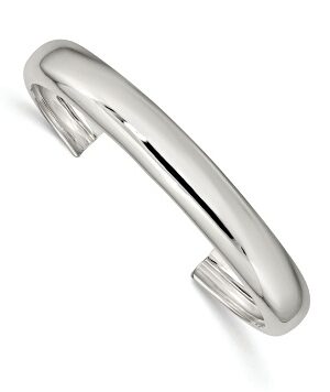 Sterling Silver 9mm Cuff Bracelet